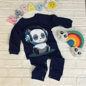 Baby Jumpsuit Lange Mouwen – Muzikale Panda