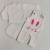 Baby Meisje T-shirt en Jumpsuit – Konijn