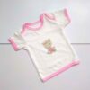 Baby T-shirt Korte Mouw – Teddybeer Print