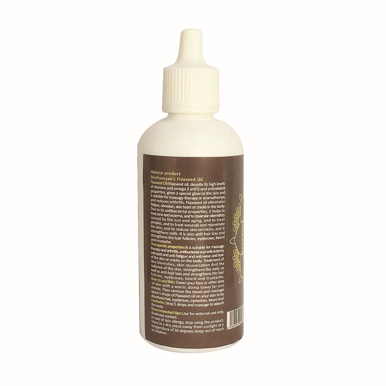 Merham Yab Baard- en Snorolie Lijnzaad 80 ml