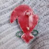 Handgemaakte Papegaai Broche – Art-Deco