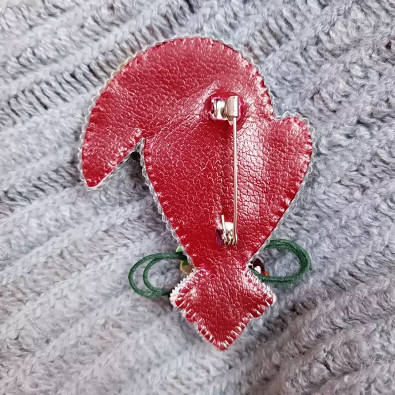 Handgemaakte Papegaai Broche – Art-Deco
