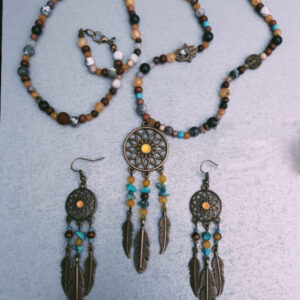 Bronzen Sieradenset – Bohemien Dromenvanger
