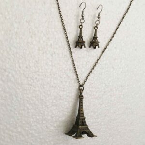 Bronzen Sieradenset – Eiffeltoren Ontwerp