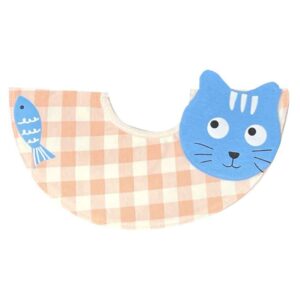 Baby slab charmant geruit met kattenapplicatie
