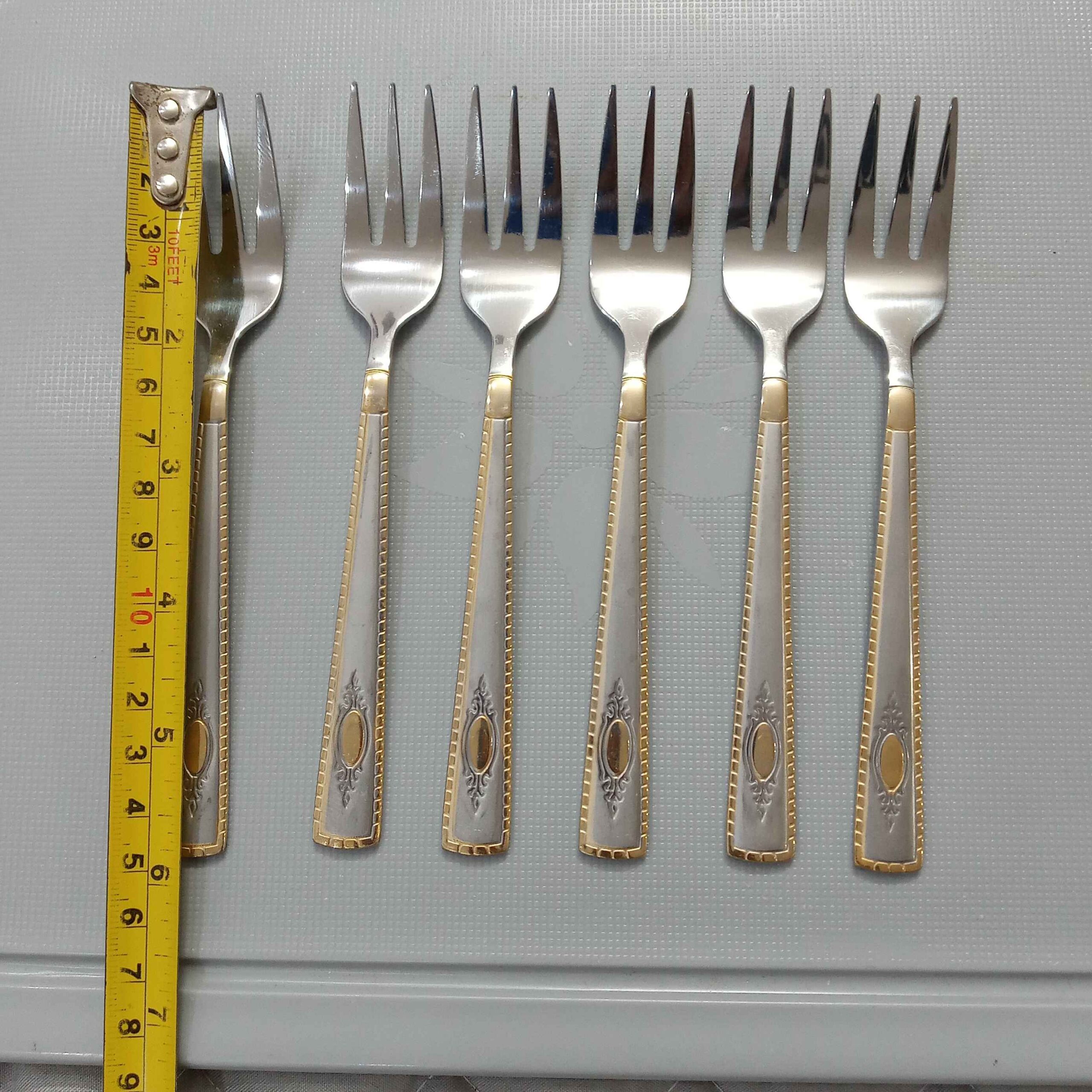 Klassieke RVS Vorken Set – 6-delig