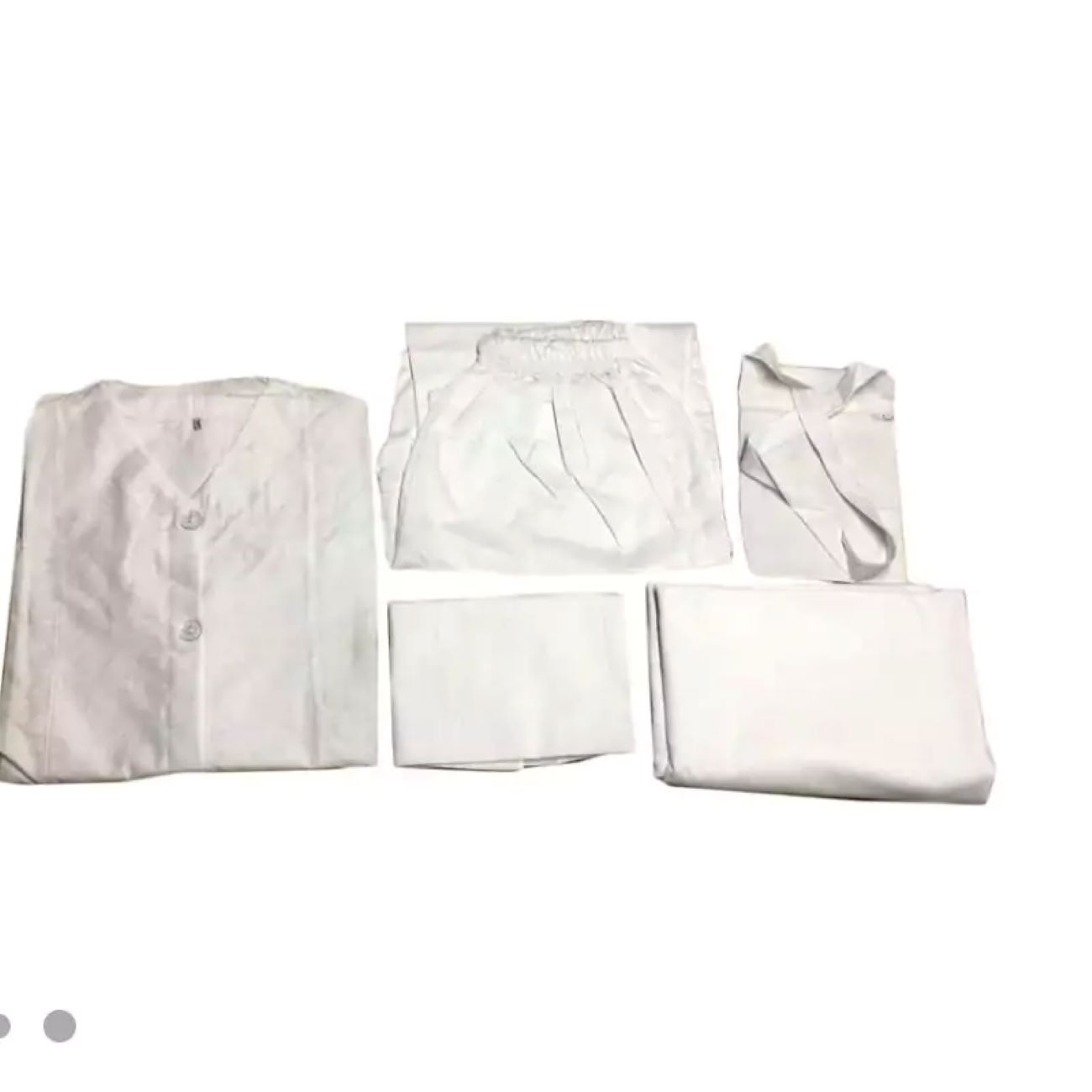 Witte Dames Ihram Kleding – 5-delige Set