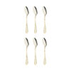 Set van 6 Stalen Jamlepels – Model Veniz