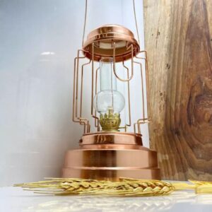 Koperen olielamp, handgemaakt Perzisch traditioneel ontwerp met verfijnde details