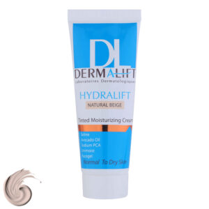 Dermalift Getinte Moisturizer Crème voor Normale tot Droge Huid – Diepe Hydratatie & Stralende Finish, 40ml (2x)