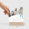 Bureaukalender voor het jaar 1404, 3D-wereldtourmodel