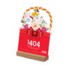 Bureaukalender voor het jaar 1404, ontwerp met bloemenmand