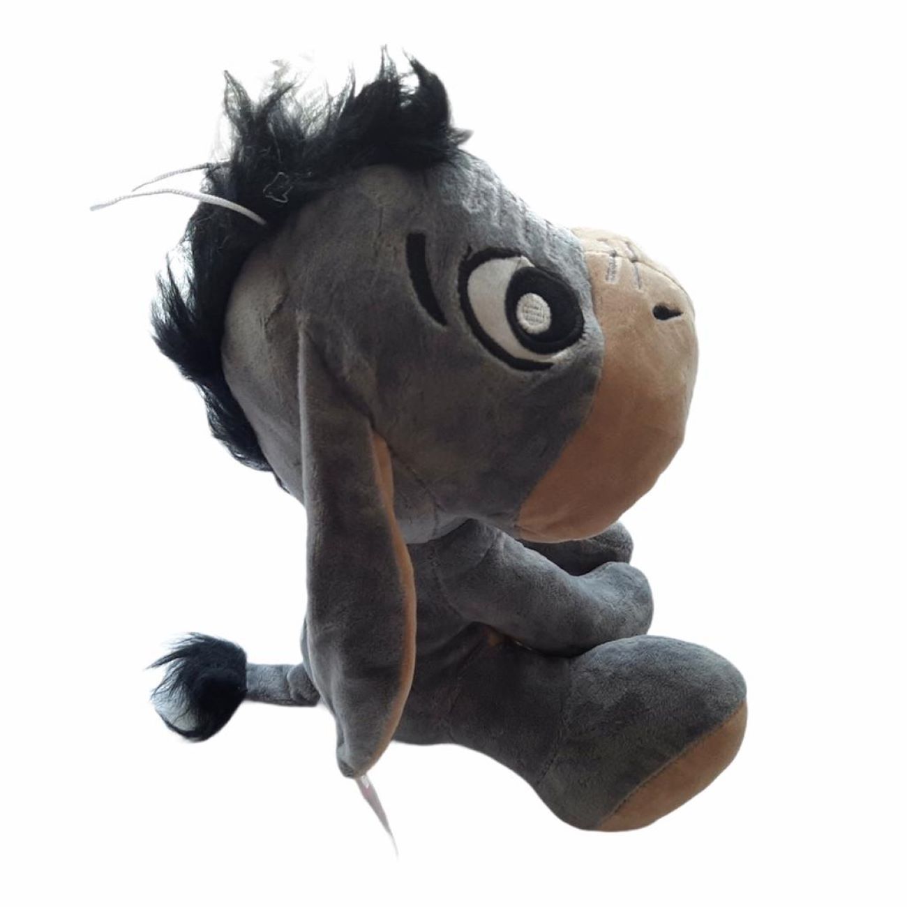 Grijze Ezel Knuffel – 34 cm