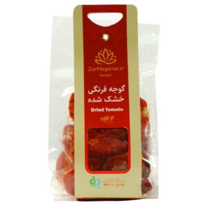 Gedroogde Tomaten Schijven 100 gram – Zarnegaran Merk (10 verpakkingen)