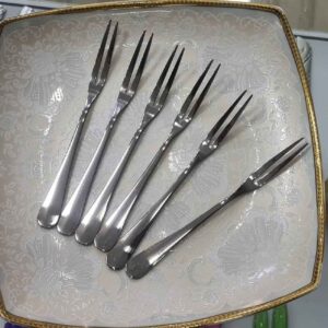 RVS Dessertvorken – Zilverkleurig (Set van 6)