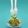 Ergonomische Handvormige Saladebestekken – Comfortabel & Efficiënt in Gebruik