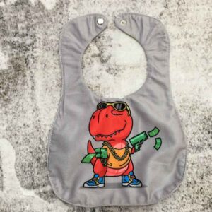 Baby slab Gangster Dino Grijs
