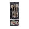 Theelepelset met Edelsteenontwerp – Elegante 6-delige Collectie voor Stijlvol Dineren
