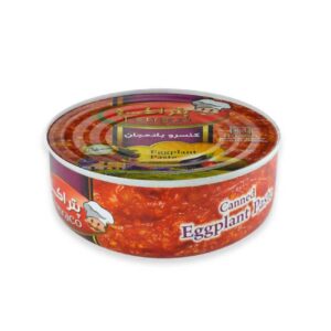 Gheymeh Bademjan – Perzische Aubergine & Gele Spliterwt Stoofpot, Ingeblikt 230gr (Pack van 8)