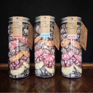 Huisgemaakte Crinkle Koekjes Mix van Zes Smaken 300 gr (2x)