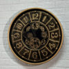 Industriële Steampunk tandwiel klok – Metalen wanddecoratie