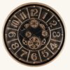 Industriële Steampunk tandwiel klok – Metalen wanddecoratie