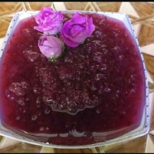 Iraanse Jam – Damastroos met saffraan en rijstmeel, 1000g