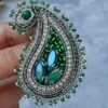 Traditionele Termeh Broche – Boteh Jeghe Design
