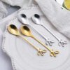 Theelepelset met Bladontwerp – Elegante 6-delige Collectie voor Stijlvol Dineren