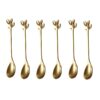 Theelepelset met Bladontwerp – Elegante 6-delige Collectie voor Stijlvol Dineren