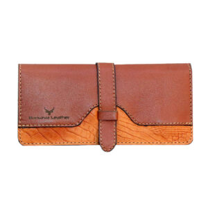 Leren portemonnee voor vrouw – perfect voor organizer-kaarten, lichtgewicht & chic