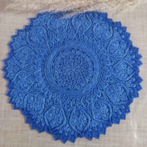 Macramé Placemat Blue Blossom – Ingewikkeld Bloemmotief