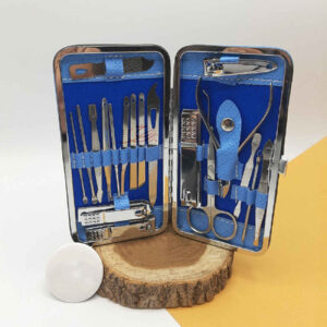 Manicure en Pedicure Set – 19-delig Zilver