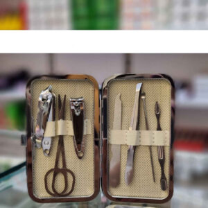 Compacte Manicure en Pedicure Set – 7-delig RVS