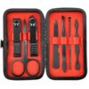 Zwarte Manicure en Pedicure Set – 9-delig
