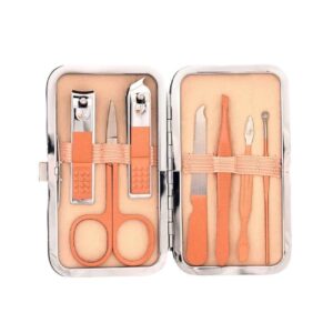 Oranje Manicure en Pedicure Set – 7-delig