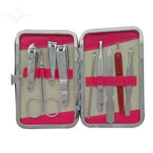 Roze Manicure en Pedicure Set – 9-delig