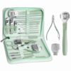 Uitgebreide Manicure en Pedicure Set – 22-delig Turkoois