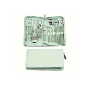 Uitgebreide Manicure en Pedicure Set – 22-delig Turkoois