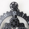 Mechanische Tandwiel Wandklok met Kalender – Zwart