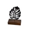 Metalen minimalistische sculptuur – Abstract Blad