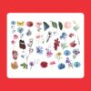 Nagelstickers – Blad & Bloem Ontwerp (5st)