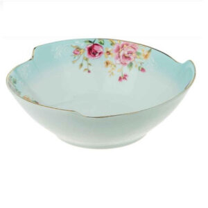 Porseleinen Kom Perfect voor Soep & Salade in Roze Camelia Model (Set van 6)
