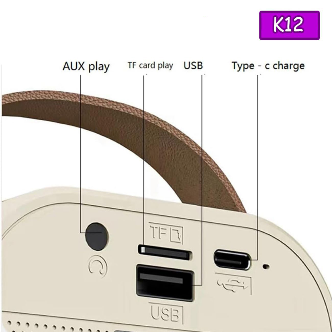 Draagbare Bluetooth Speaker K12