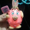 Handgemaakte Roze Konijn Figuurtjes van Polymeerklei (Set van 2)