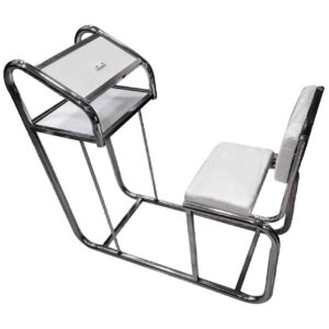 Ergonomische Gebedsstoel RVS met Verstelbare Tafel
