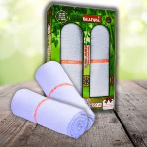 Premium Bamboe Katoenen Ihram Handdoek voor Heren – Zacht & Comfortabel