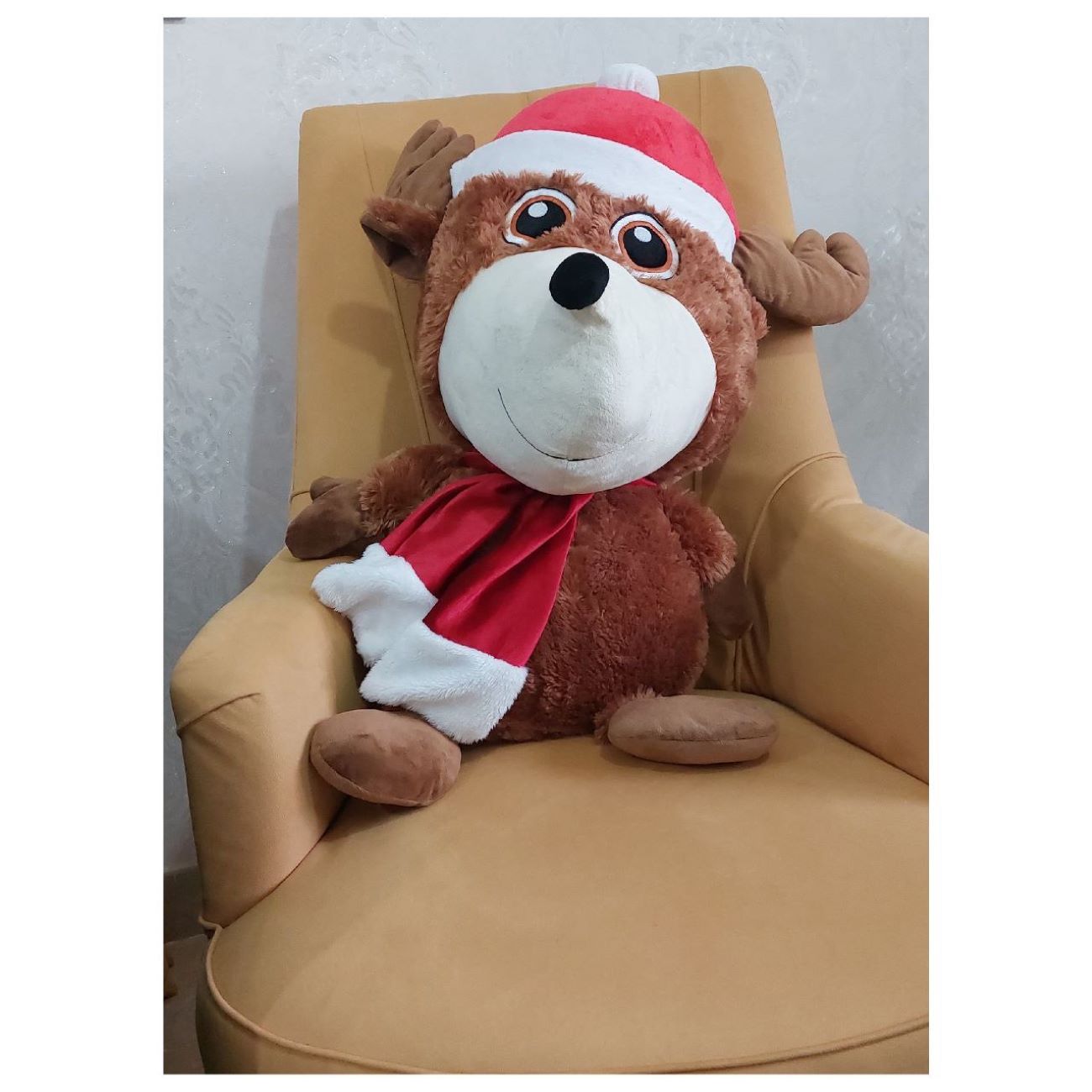 Kerstman Hoed Hert Ontwerp Pop – Schattige Pluche Poppen voor Gezellige Momenten