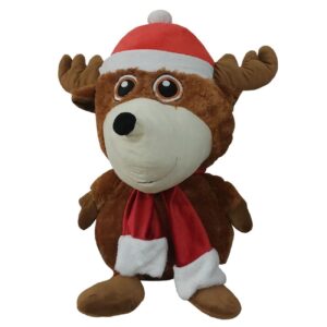Kerstman Hoed Hert Ontwerp Pop – Schattige Pluche Poppen voor Gezellige Momenten