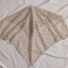 Cream Sjaal met Hartjes – Elegant Kant